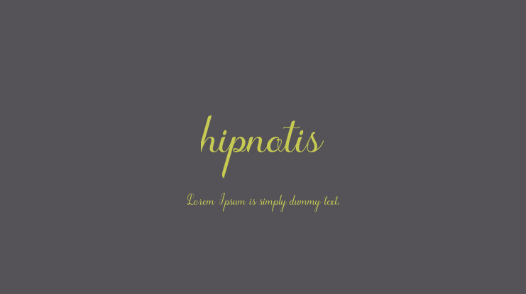 hipnotis Font Family