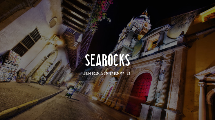 Searocks Font