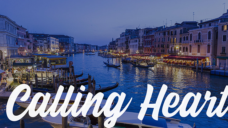 Calling Heart Font