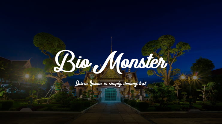 Bio Monster Font
