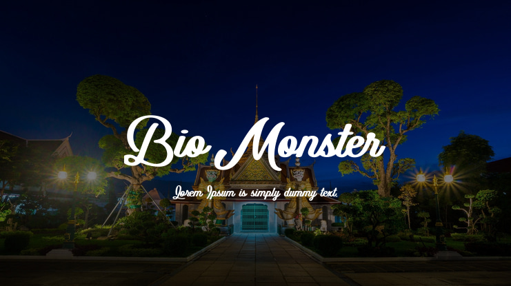 Bio Monster Font