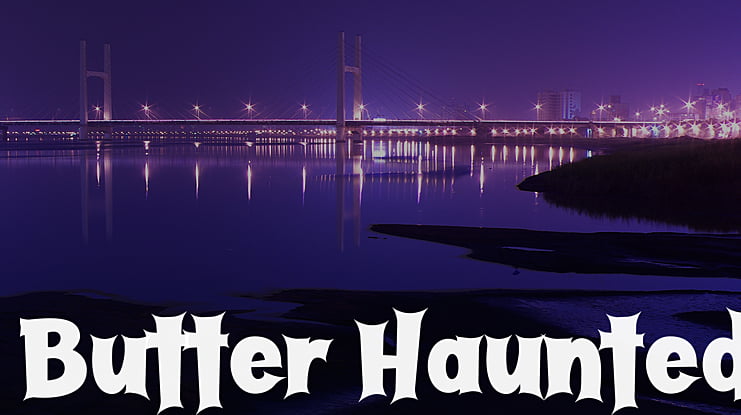 Butter Haunted Font
