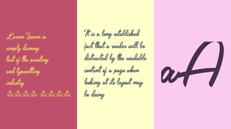 Galaxie Personal Use Font