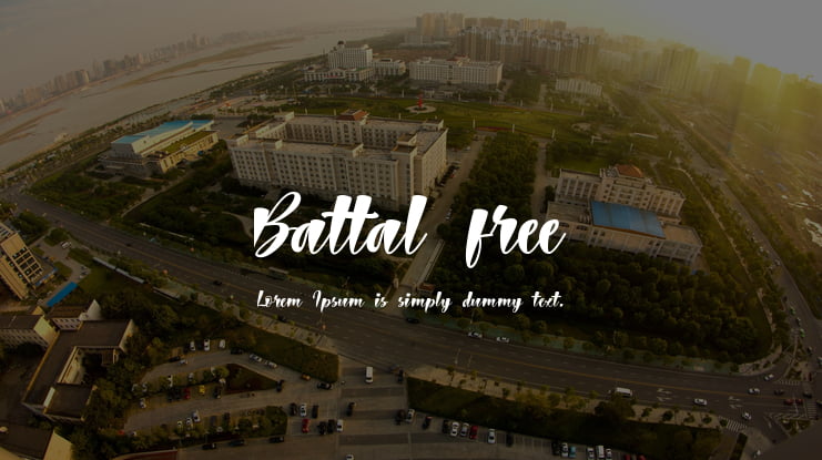 Battal free Font