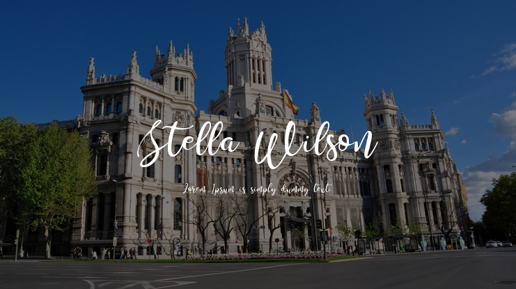 Stella Wilson Font