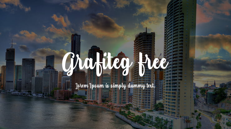 Grafiteg free Font