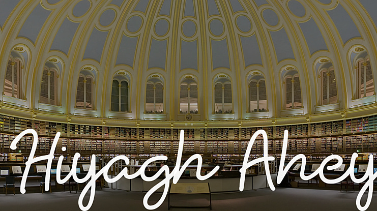 Hiyagh Ahey Font
