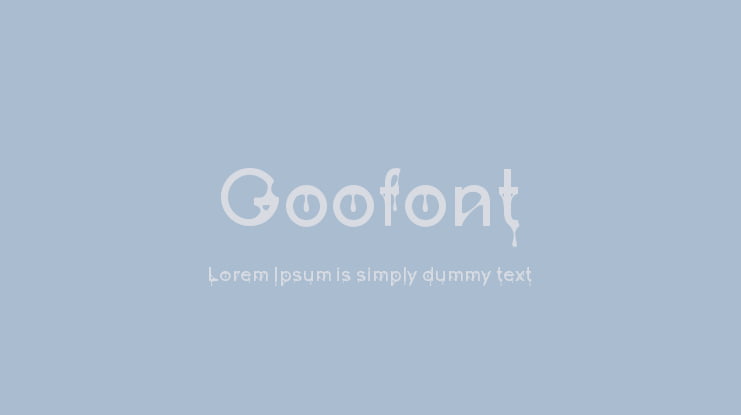 Goofont Font