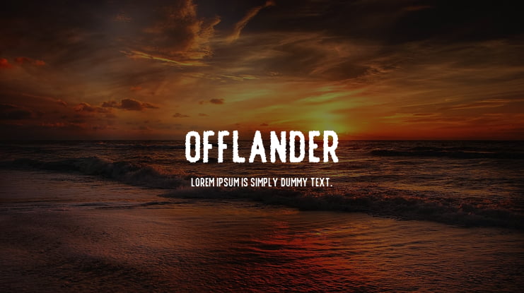 Offlander Font Family