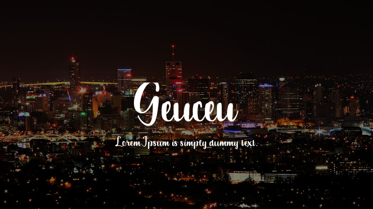 Geuceu Font Family