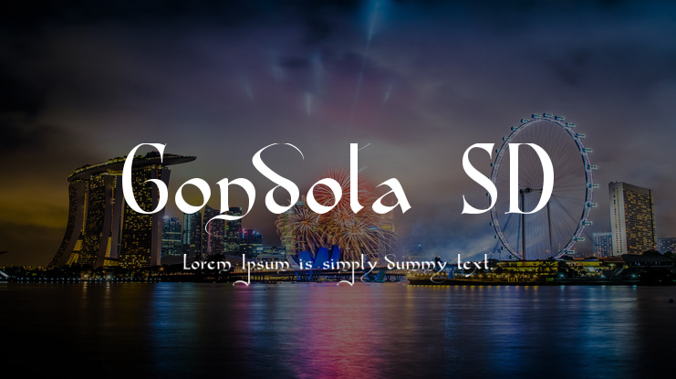 Gondola SD Font Family
