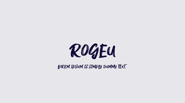 Rogeu Font Family