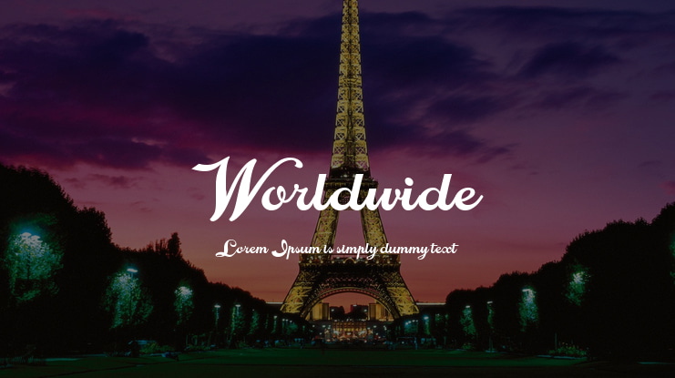 Worldwide Font