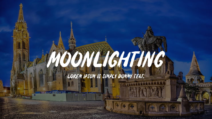 Moonlighting Font