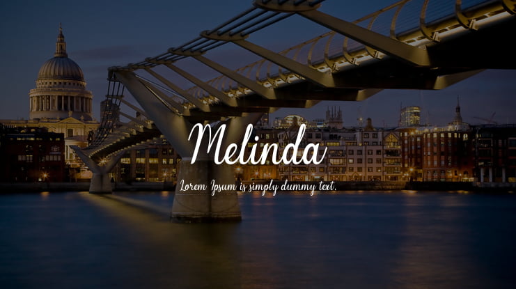 Melinda Font Family