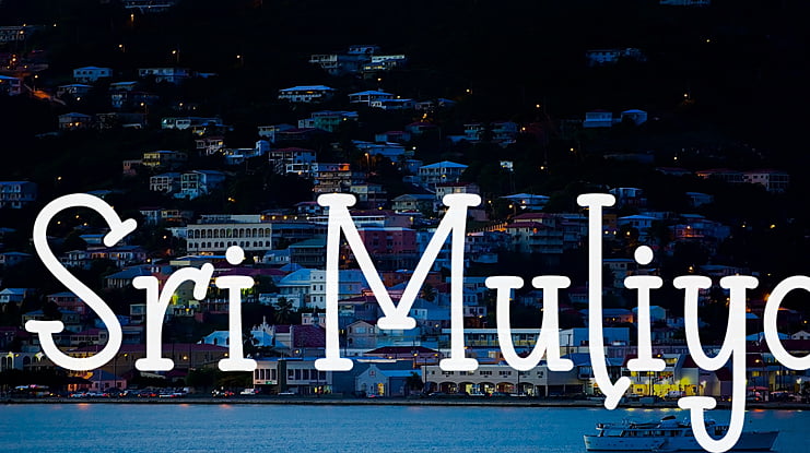 Sri Muliyo Font
