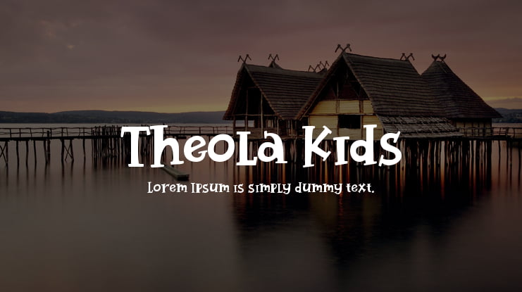 Theola Kids Font