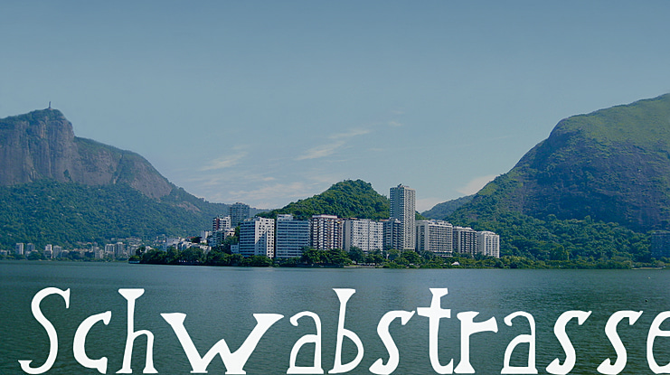 Schwabstrasse Font