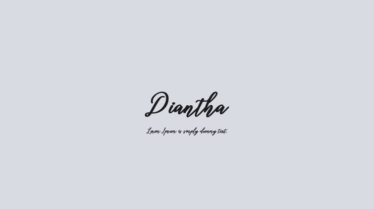 Diantha Font Family