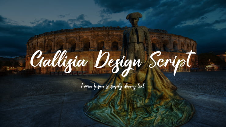 Gallisia Design Script Font
