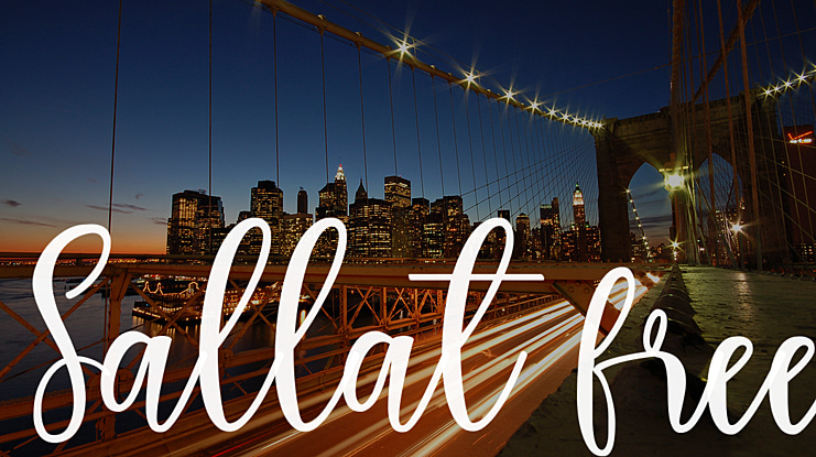 Sallat free Font
