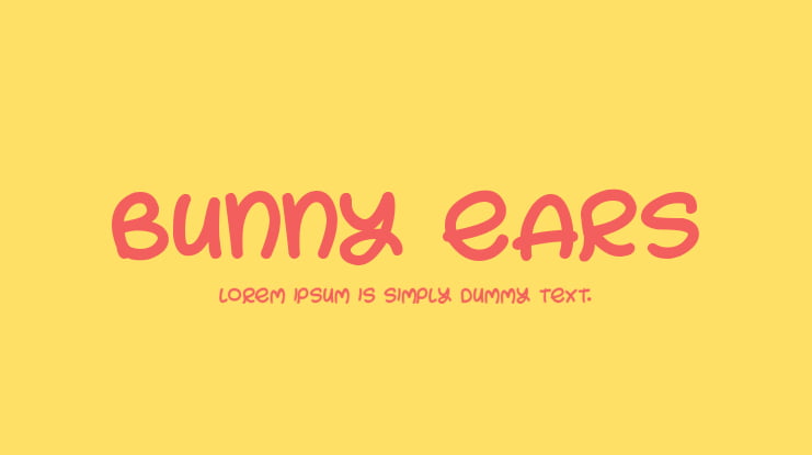 Bunny Ears Font Family