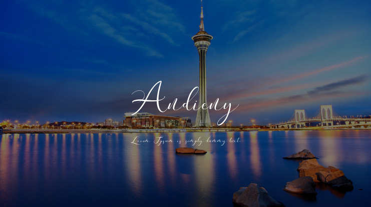 Andieny Font Family