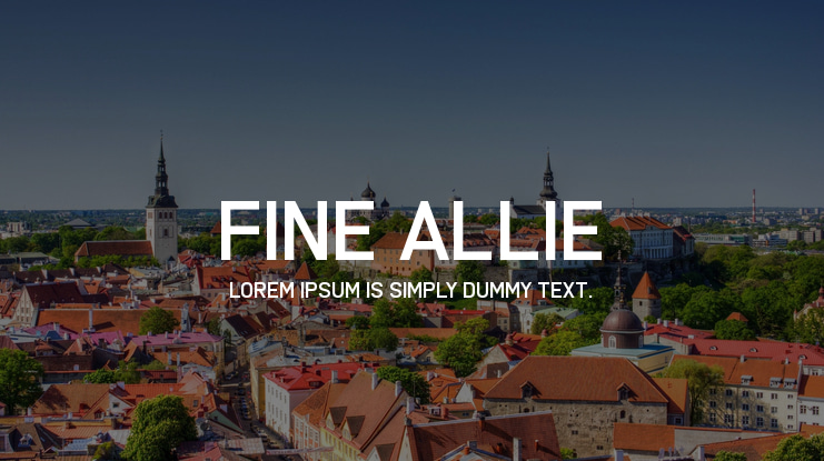 Fine Allie Font
