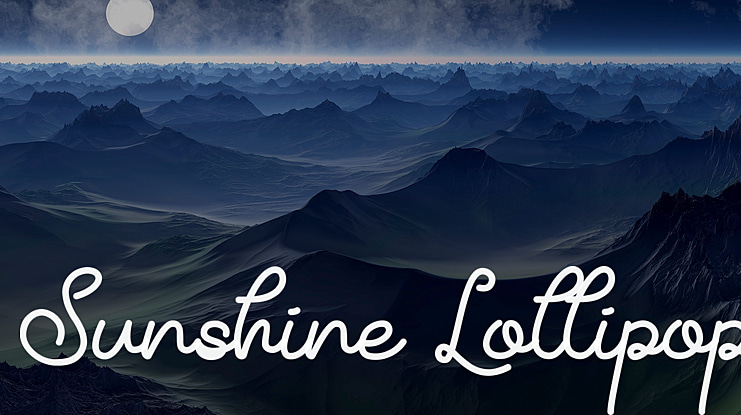 Sunshine Lollipop Font