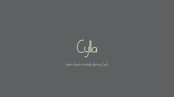 Cylla Font