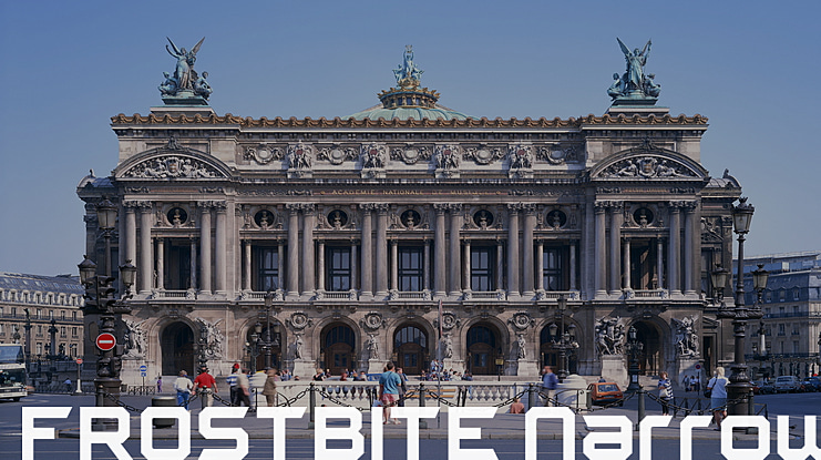 FROSTBITE Narrow Font Family