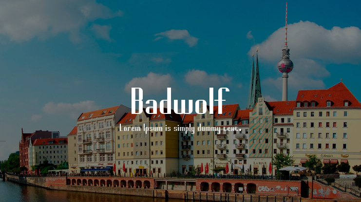 Badwolf Font