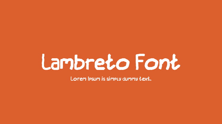 Lambreto Font