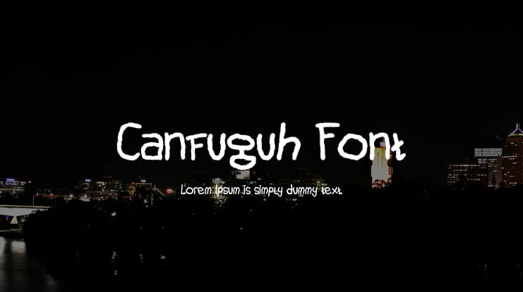 Canfuguh Font