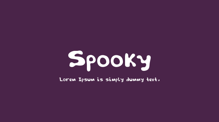 Spooky Font