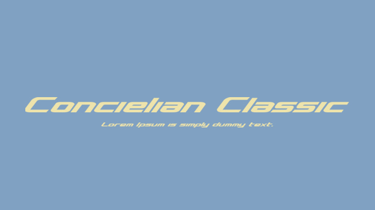 Concielian Classic Font Family