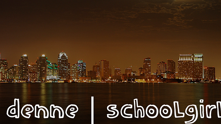 Denne schooLgirL Font