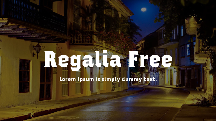Regalia Free Font
