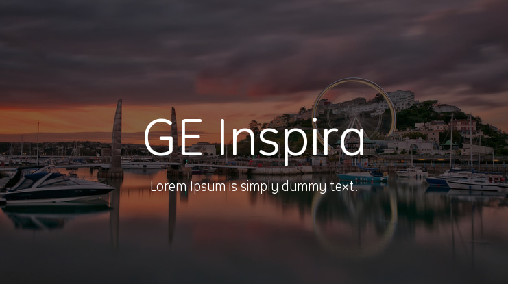 GE Inspira Font