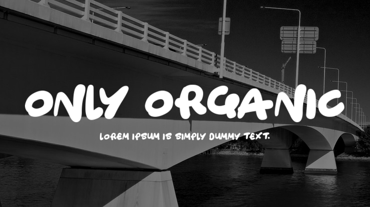 Only Organic Font Family
