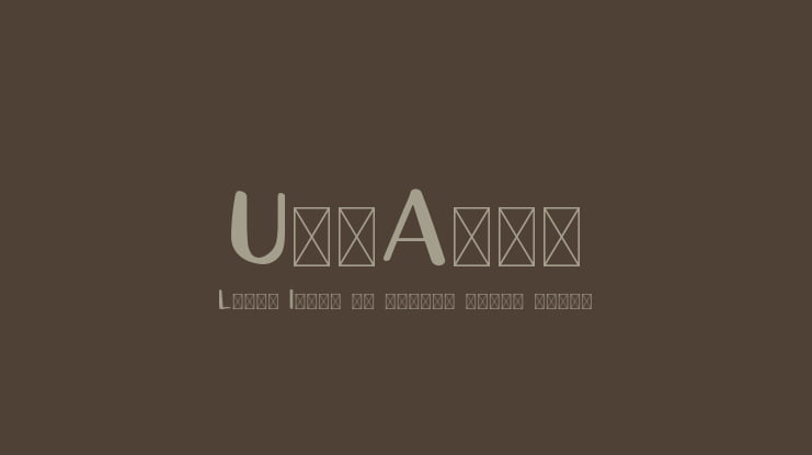 UcuAned Font Family