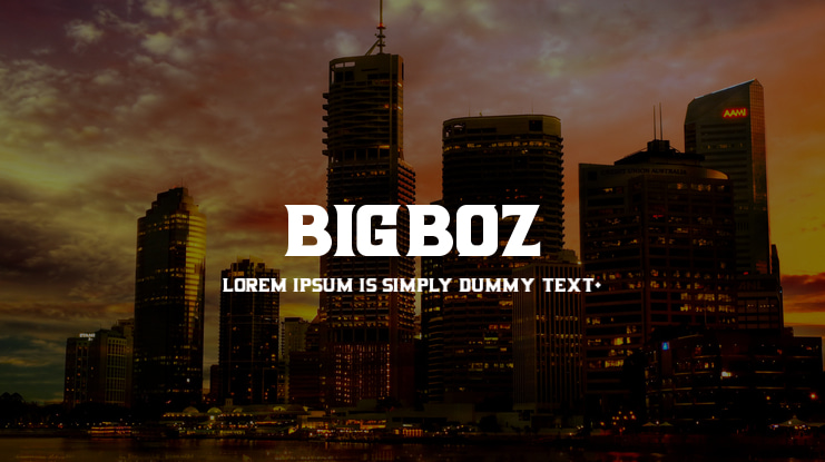 Bigboz Font