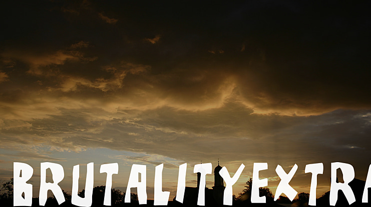 Brutality Font Family