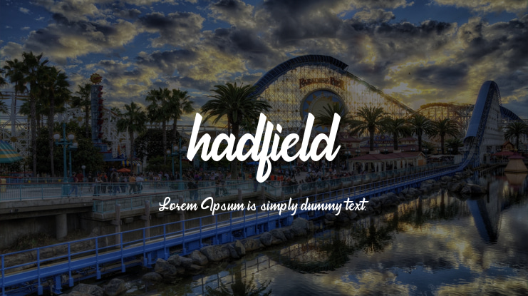 hadfield Font