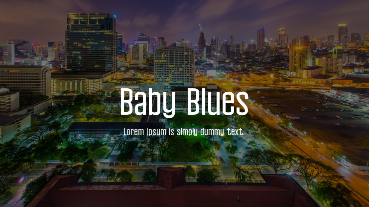 Baby Blues Font Family