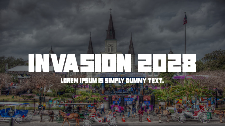 Invasion 2028 Font Family