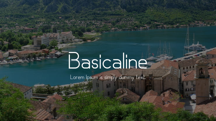 Basicaline Font