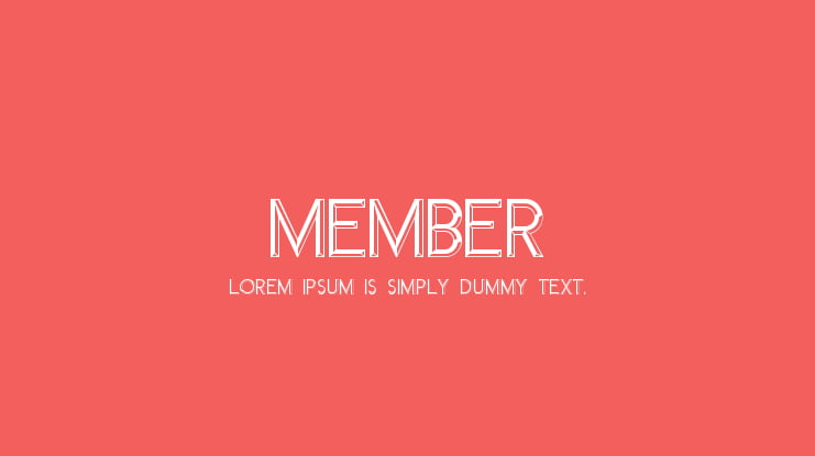 Member Font