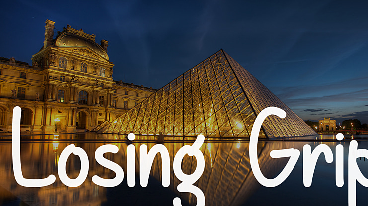 Losing Grip Font