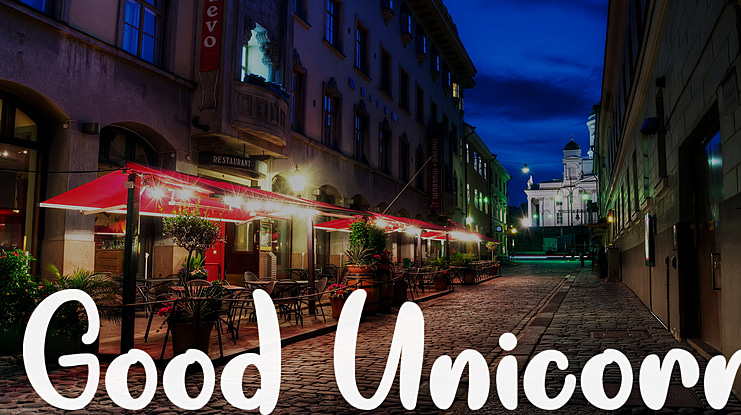 Good Unicorn Font